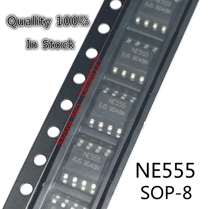 5PCS-50PCS  NE555DR SOP8 NE555 SOP NE555DT SOP-8 555DR Clock/programmable timer and oscillator