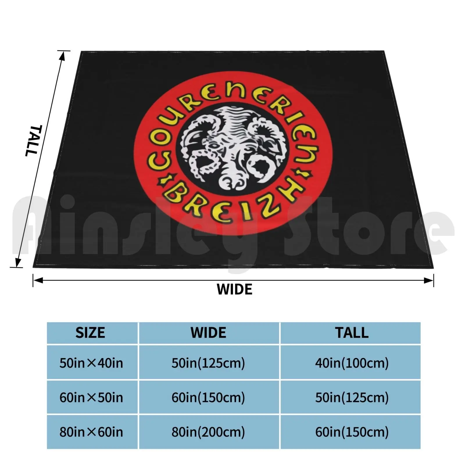 Gourenerien Breizh Blanket Fashion Custom Gouren Sport Martial Arts Gourenerien Breizh France Martial Arts