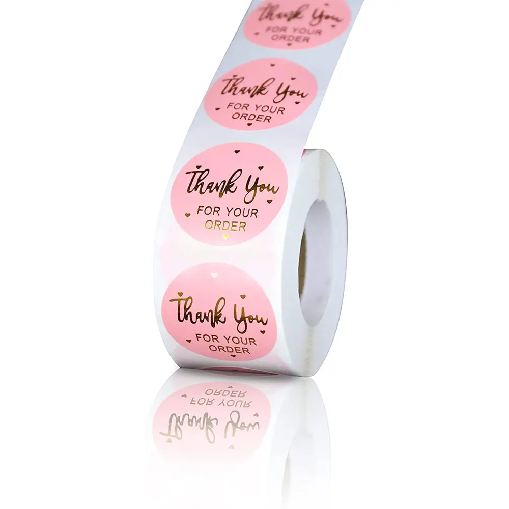 Thank You Stickers Roll of 500pcs 1