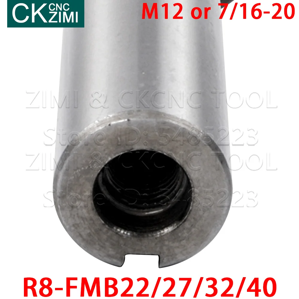 R8 FMB22 FMB27 FMB32 FMB40 M12 7/16 R8 FMB Xay Dụng Cụ Cắt Giá Đỡ Mặt Xay Cắt Vỏ Nối Dài Máy lắc Chân