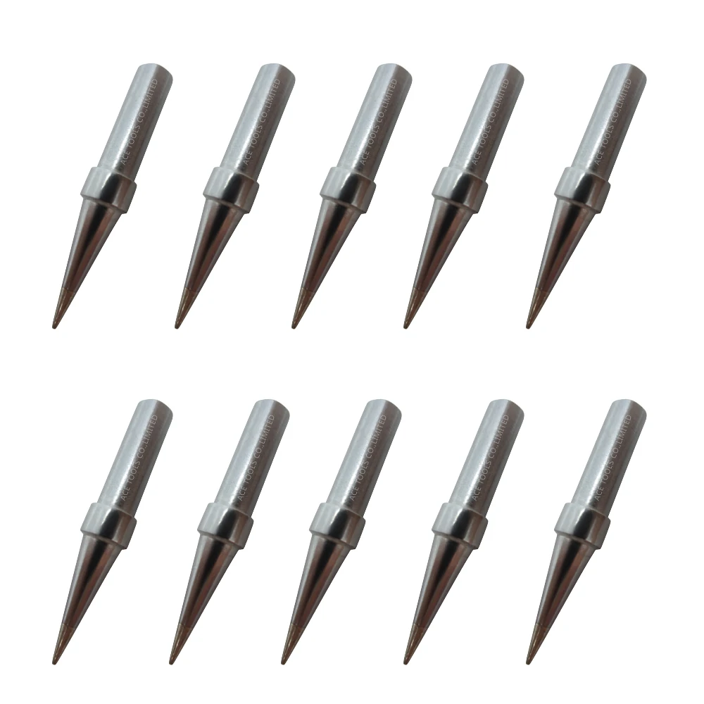 Наконечник для паяльника, конический, 0,6 мм, подходит для WELLER WES51 WES50 WESD51 WE1010NA WE1010EU PES51 PES50 LR21 LR20
