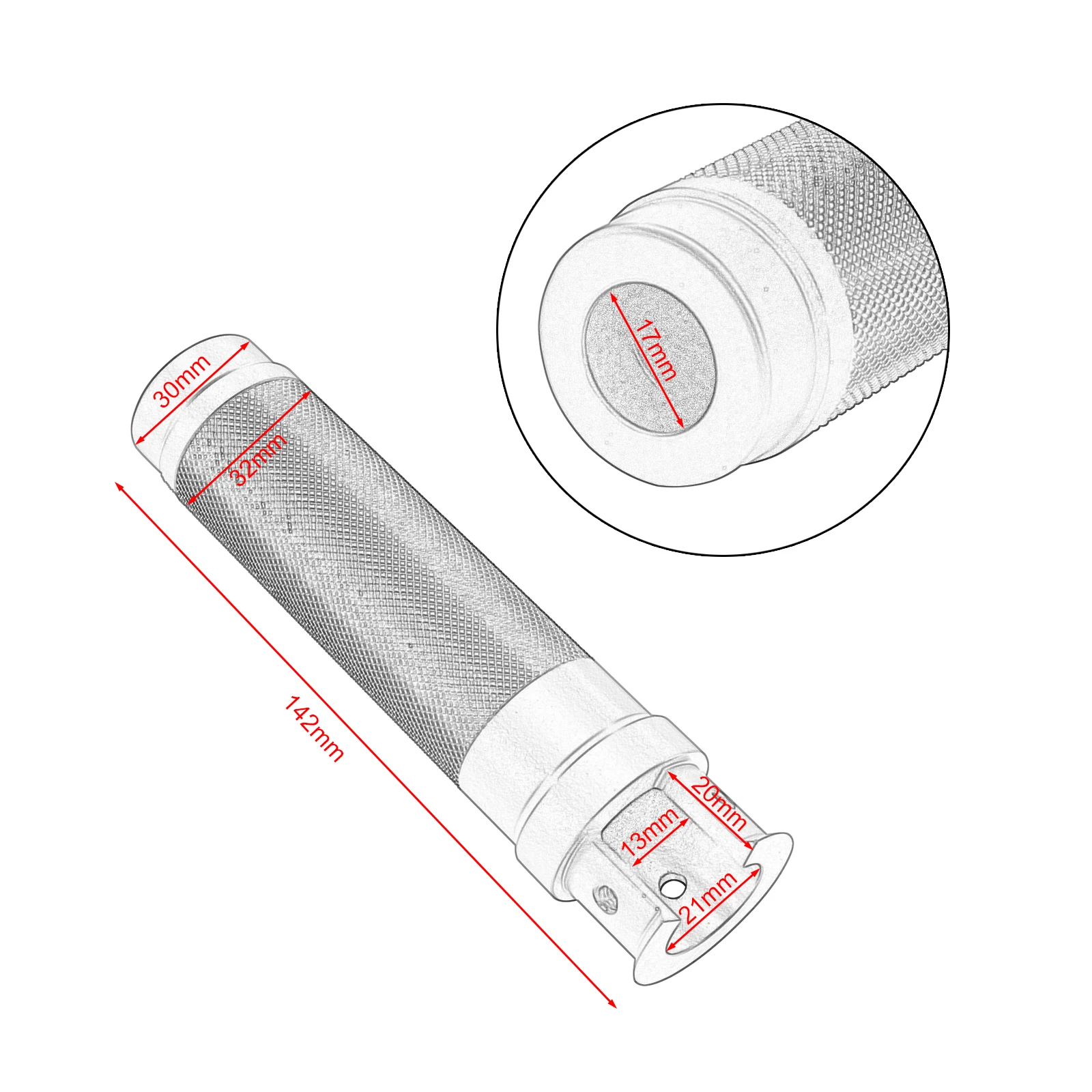 E-Brake Handbrake Handle For Subaru WRX STi Impreza Forester BRZ And FR-S 86 2002-later Aluminum