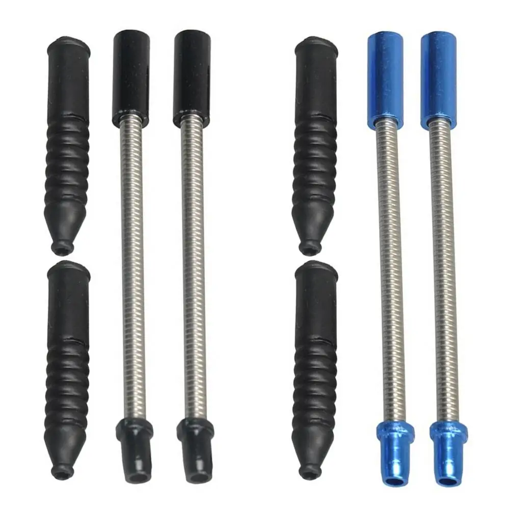 

1Pair Bicycle Adjustable Spring V Brake Noodle Aluminum Alloy V-brake Guide Pipe Cable Guide Flexible Cable Guide Bend Tube Pipe