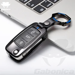 Zinc alloy Car Key Case Full Cover For VW Volkswagen Polo Tiguan Passat B5 B6 B7 Golf 4 5 6 MK6 Jetta Lavida For Skoda Octavia