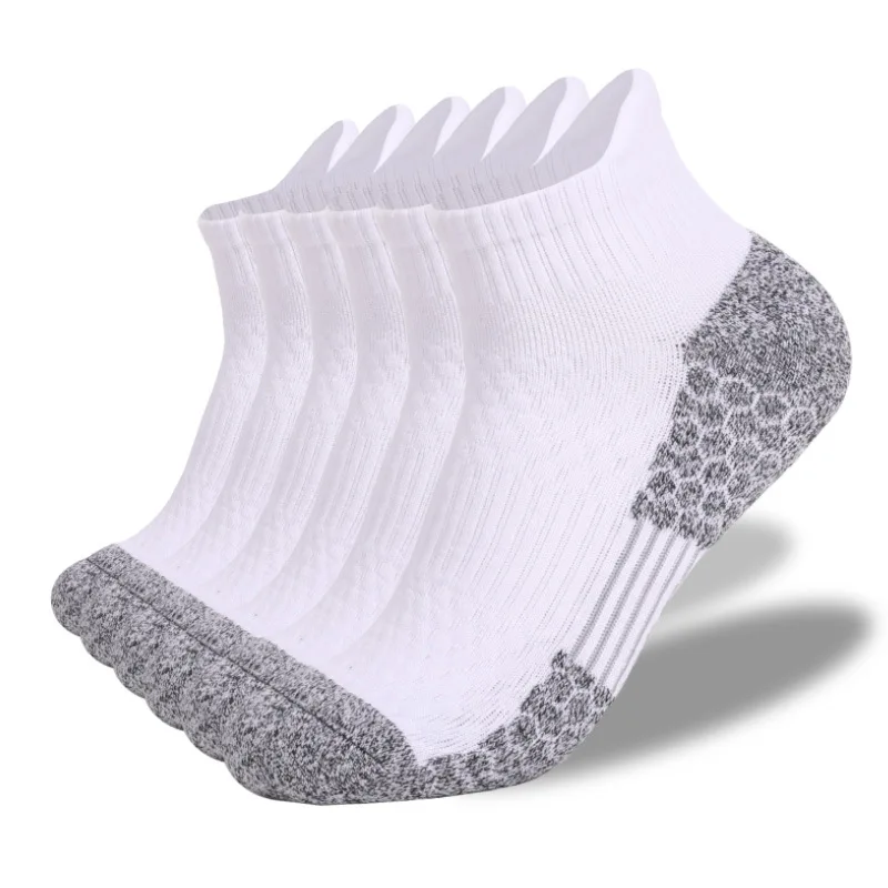 3/6 Pairs Outdoor Sport Running Socks Thick Towel Bottom Cushion Sweat-absorbent Compression Mountaineering Walking Hiking Sock