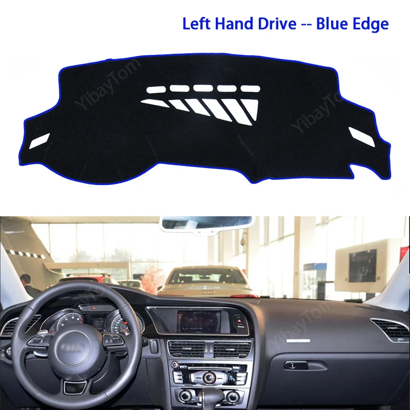 Car Dashboard Cover for Audi A5 B8 2007-2016 8T A S-line S5Mat Protector Sun Shade Dashmat Board Pad Auto Carpet