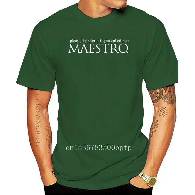 New call me Maestro – dark T shirt T shirt nothing show humour about conductor maestro seinfield