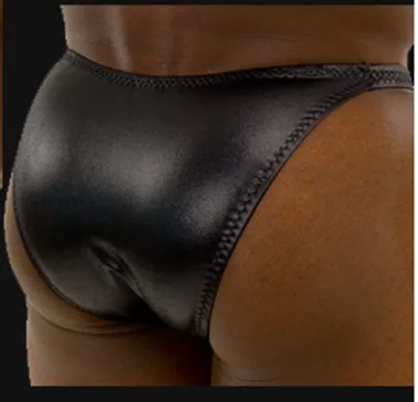 2021 Free Shipping Men\'s Underwear Bodybuilding Contest Pants Sexy Leather Theprivate Ordering Gym Briefs
