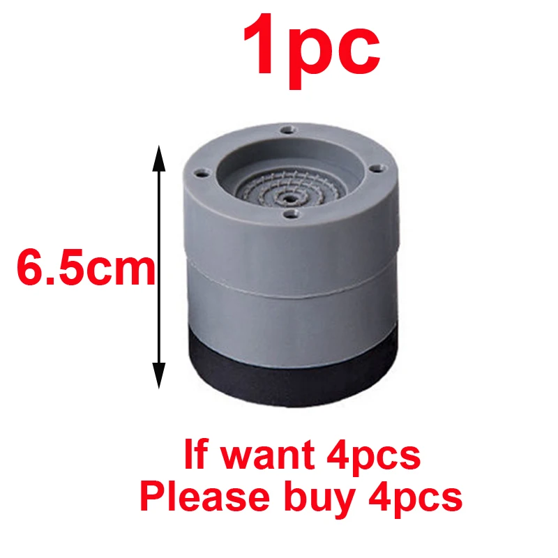 1PC Anti Vibration Feet Pad Washing Machine Stand Rubber Mat Raise Height  Refrigerator Base Fixed Washing Machine Support Damper - AliExpress 15