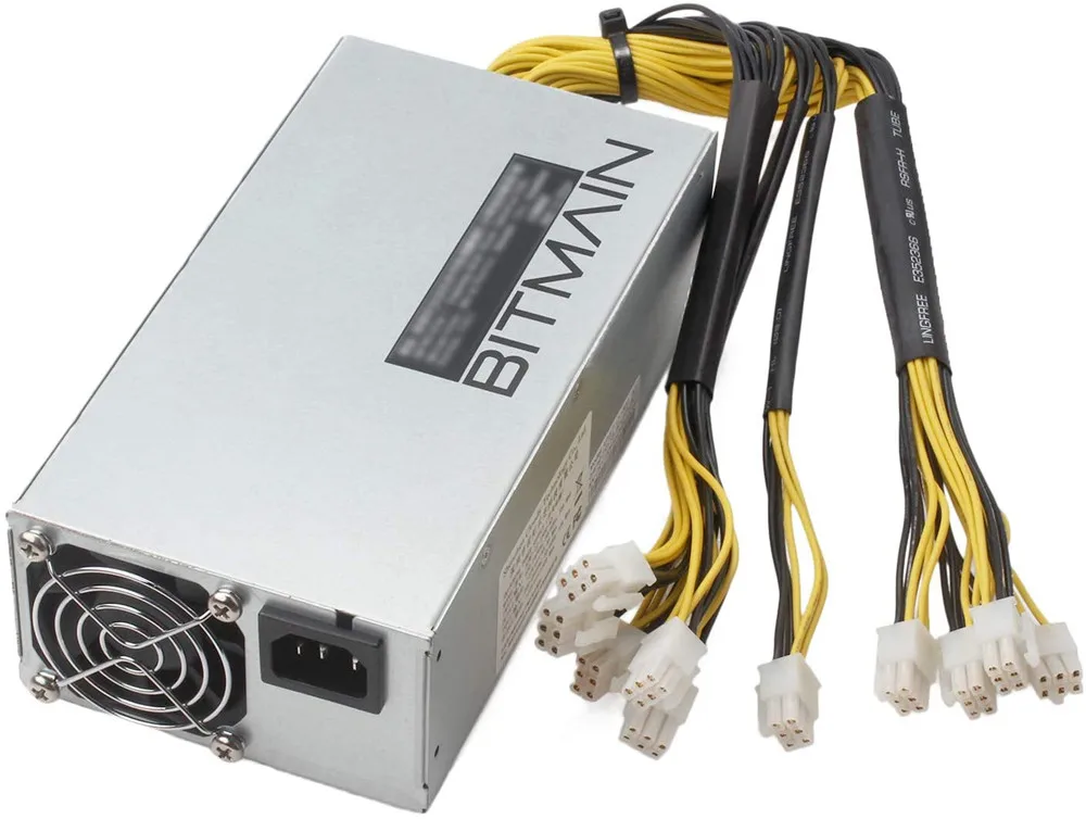 The new Bitmain APW7 1800W power supply is suitable for Antminer S9 S9k L3+ D3 T9+ E3 Z9 Z9 Mini DR3