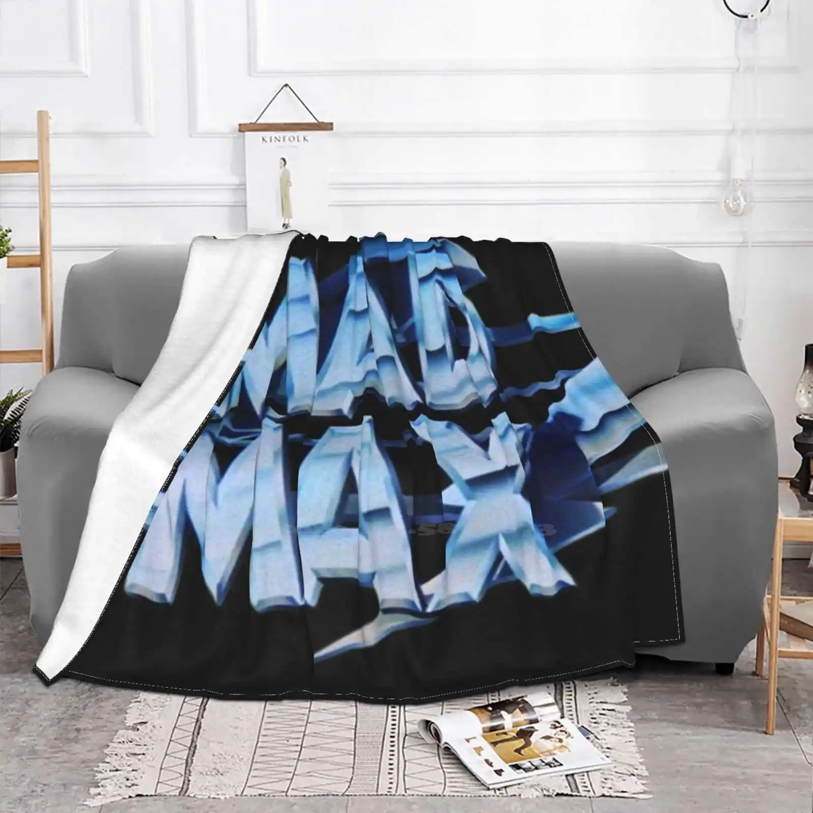 High Resolution Classic Mad Max Logo 1979 Catz Creative Design Light Thin Soft Flannel Blanket High Resolution Mad Max 1979