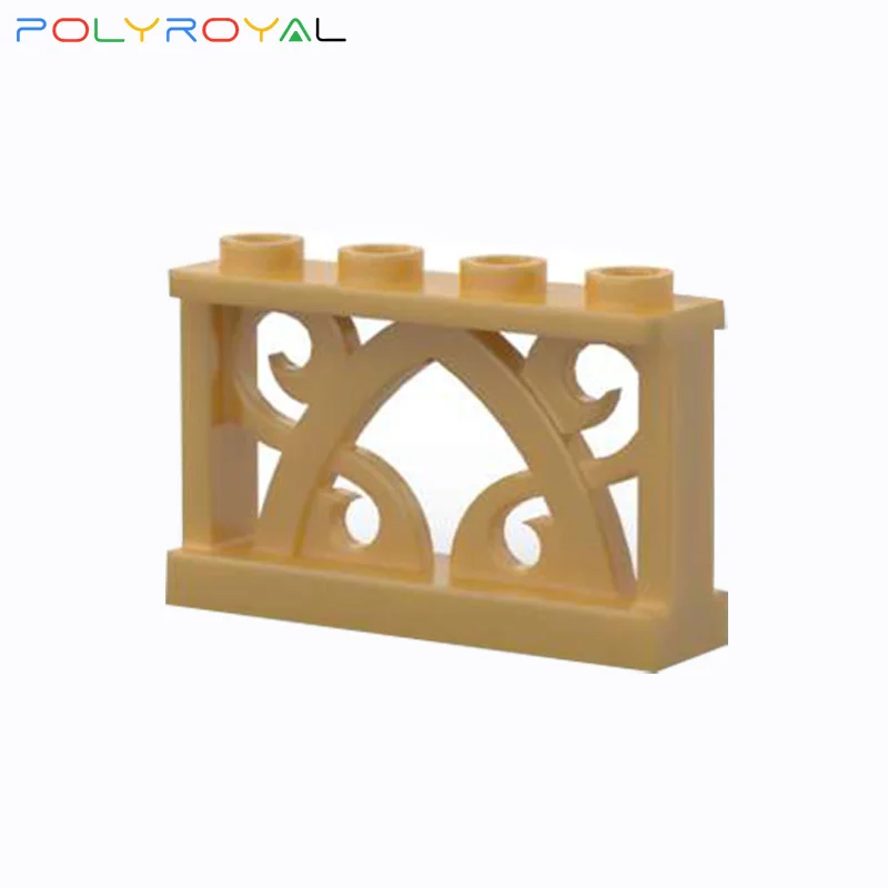 

POLYROYAL Building Blocks Technicalal parts 1x4x2 railing fence 1 PCS MOC Compatible With brands toys for children 19121