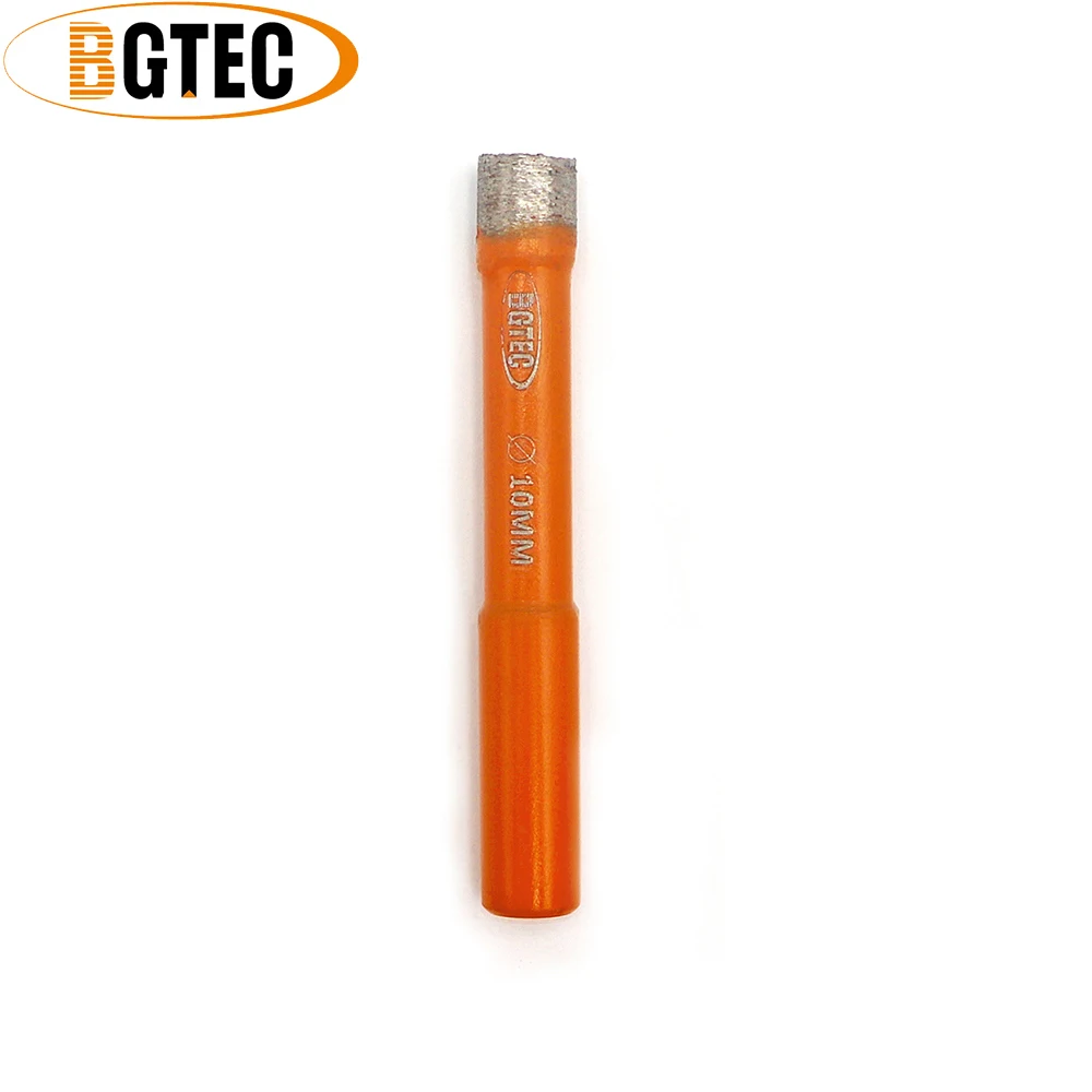 BGTEC 10Pcs เส้นผ่านศูนย์กลาง10มม.รอยต่อเพชรเจาะ Core Bits (เปียก) m14สำหรับเจาะหินแกรนิตและเบญจมบพิตร Hole Saw