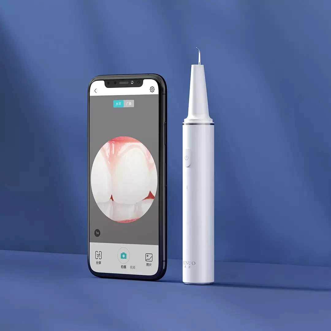 YOUPIN SUNUO Smart Visual Ultrasonic Dental Scaler 500w Pixel HD Endoscope Three Cleaning Modes IPX7 Waterproof Portable