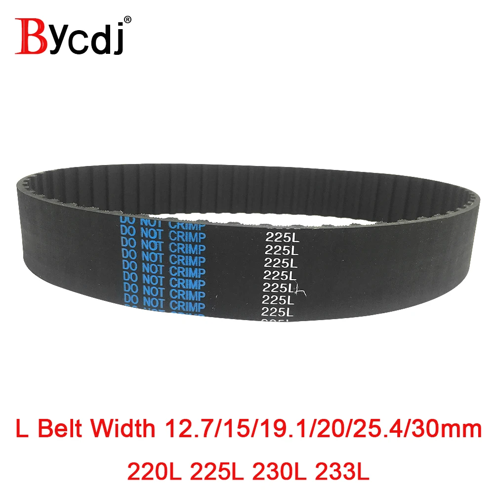 Trapezoid L Timing belt C=220/225/230/233 Width 050/12.7mm 075/19.1mm 25.4mm Synchronous Belt 220L 225L 230L 233L