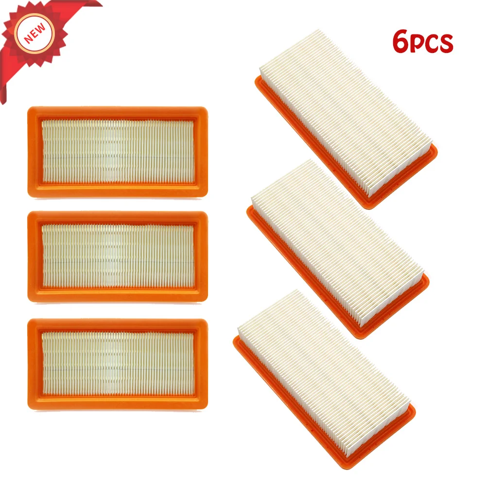 2-6Pcs HEPA Filter for DS5500 DS6000 DS5600 DS5800 Karcher Quality Vacuum Cleaner Parts Karcher 6.414-631.0 HEPA Filters