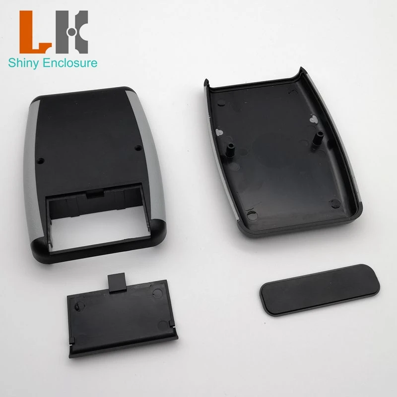 LK-HC02 High Quality Plastic Electronic Enclosure Handheld Instrument Enclosure with Battery Holder 118x78x24mm