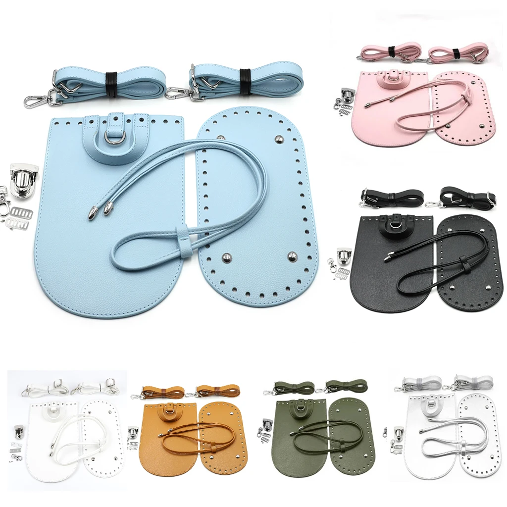 1Set Handmade Bag Bottom Flap Cover Hardware Package Accessories For Bags Diy HandBag Shloulder Straps For Diy Women Backpack