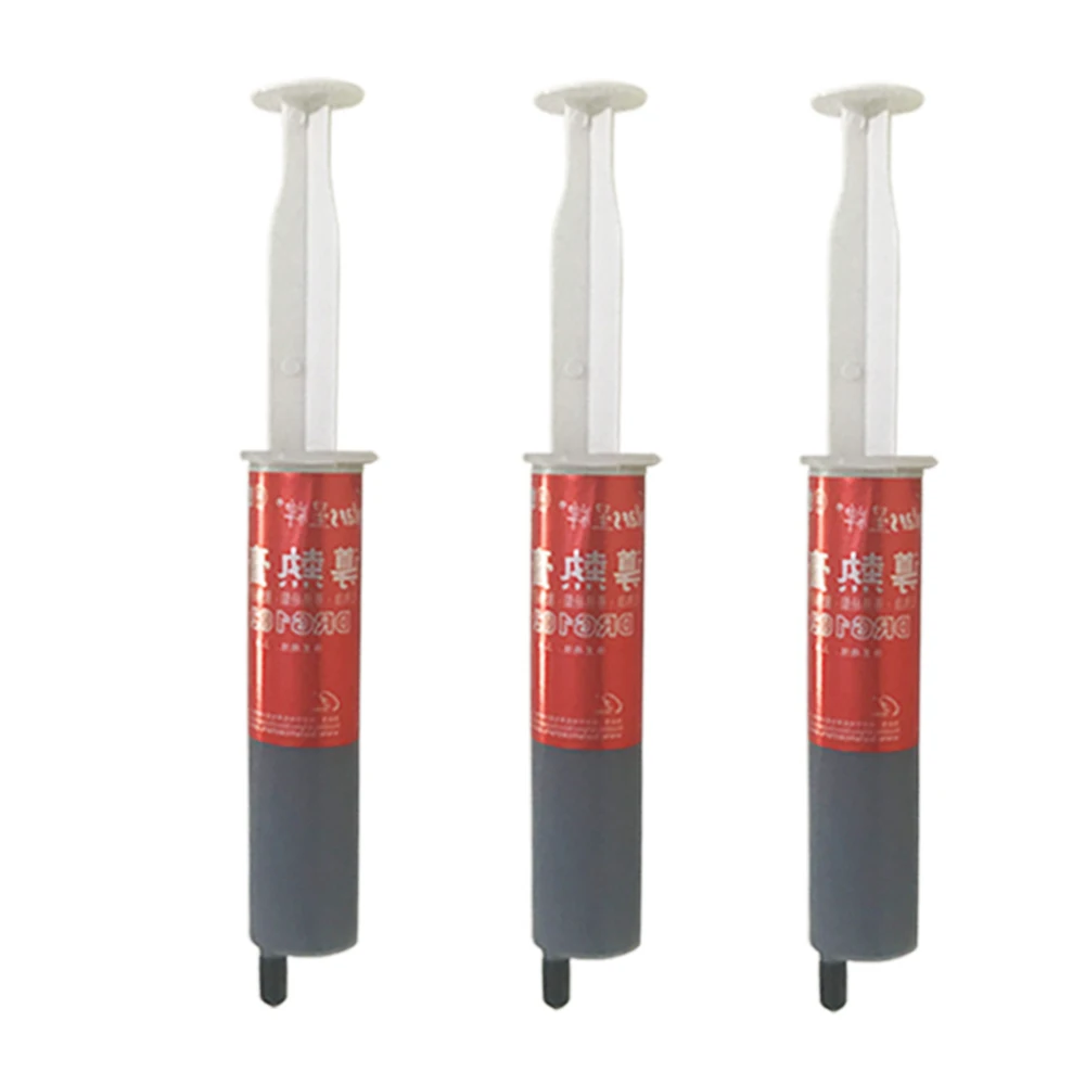 Jeringa de silicona DRG102 para todo tipo de refrigeradores, pasta térmica compuesta, Pasta de disipador de calor, para CPU, yeso, con buena conducción térmica