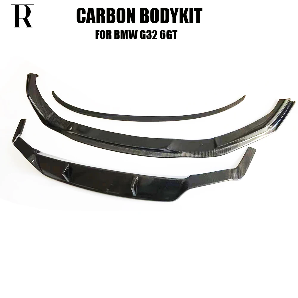 3D Style Carbon Fiber Bodykit for BMW G32 6GT 630 640 with M Package Body kit Rear Diffuser Rear Trunk Spoiler Front Lip