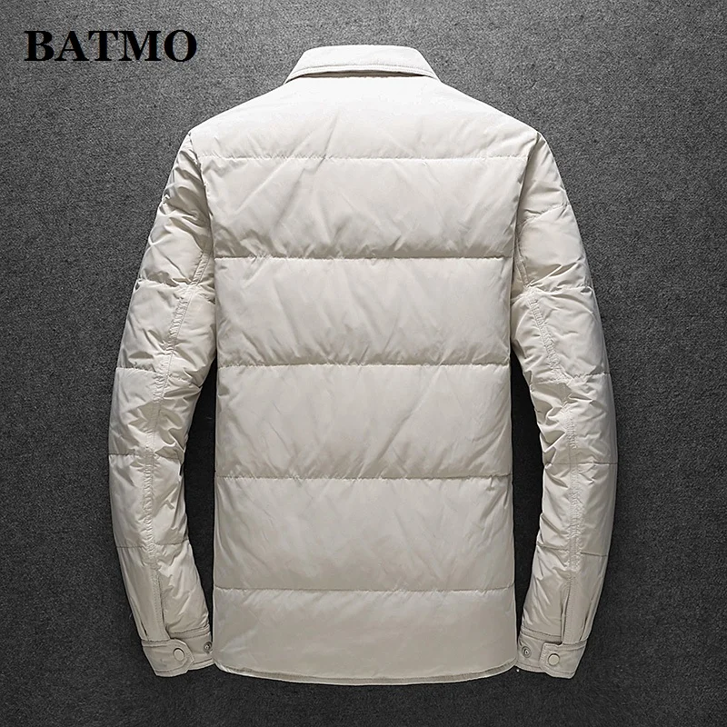 BATMO 2023 new arrival winter 80% white duck down jackets men,winter blazer men,88030