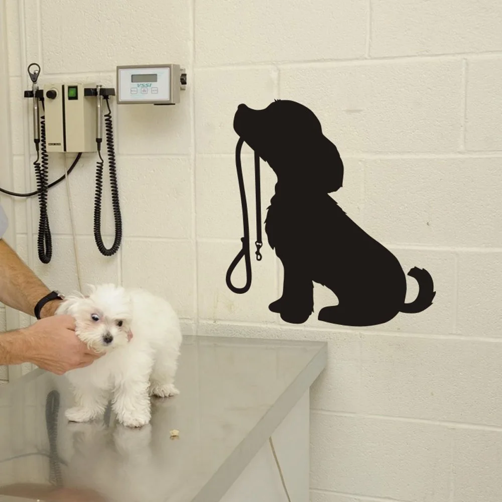 Grooming Dog Salon Decal Pet Shop Wall Sticker Posters Vinyl Art Decals Parede Decor Mural Pet Clinic Wall Sticker