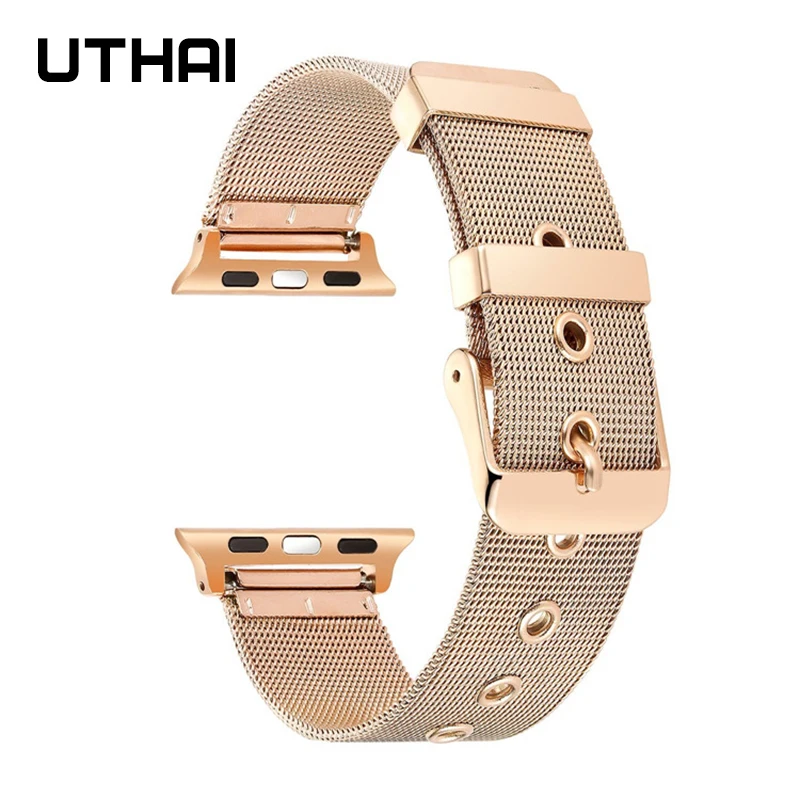 UTHAI P42 Watchbands Suitable for Apple Watch Apple Watch Band 3 4th Generation Milanese watch strap image 3
