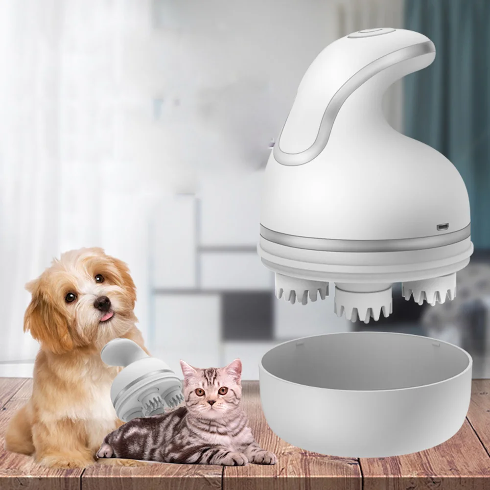 Electric Automatic Head Massager for Cat and Dog, Scratching Claw, USB Charging Massager, Pet Supplies