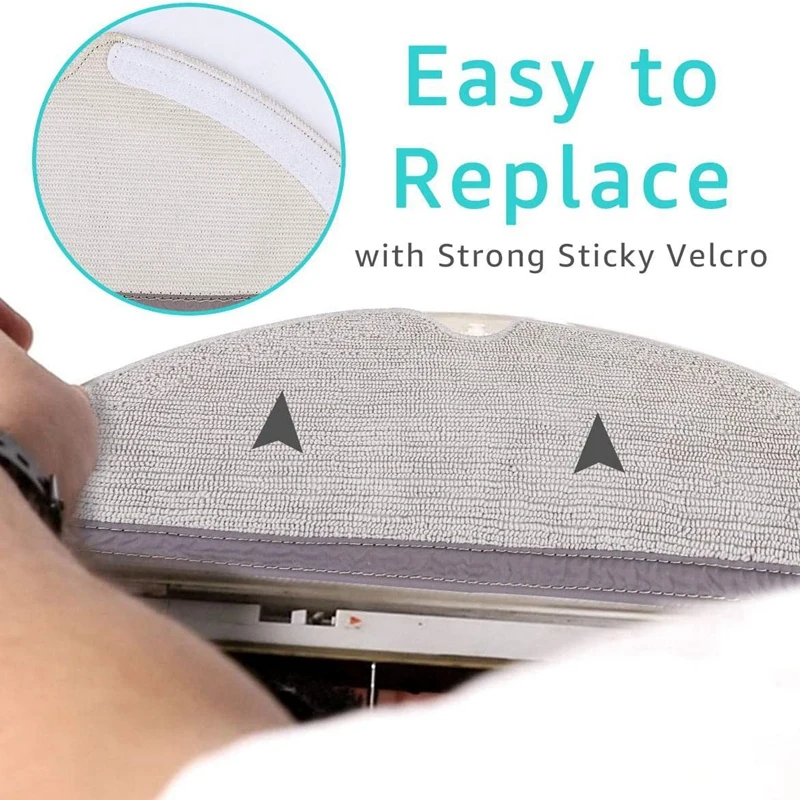 10個マイクロファイバー掃討布用互換roborock S5 S5最大S6 S6純粋なS6 maxv E4 E35 E2真空クリーナー部品