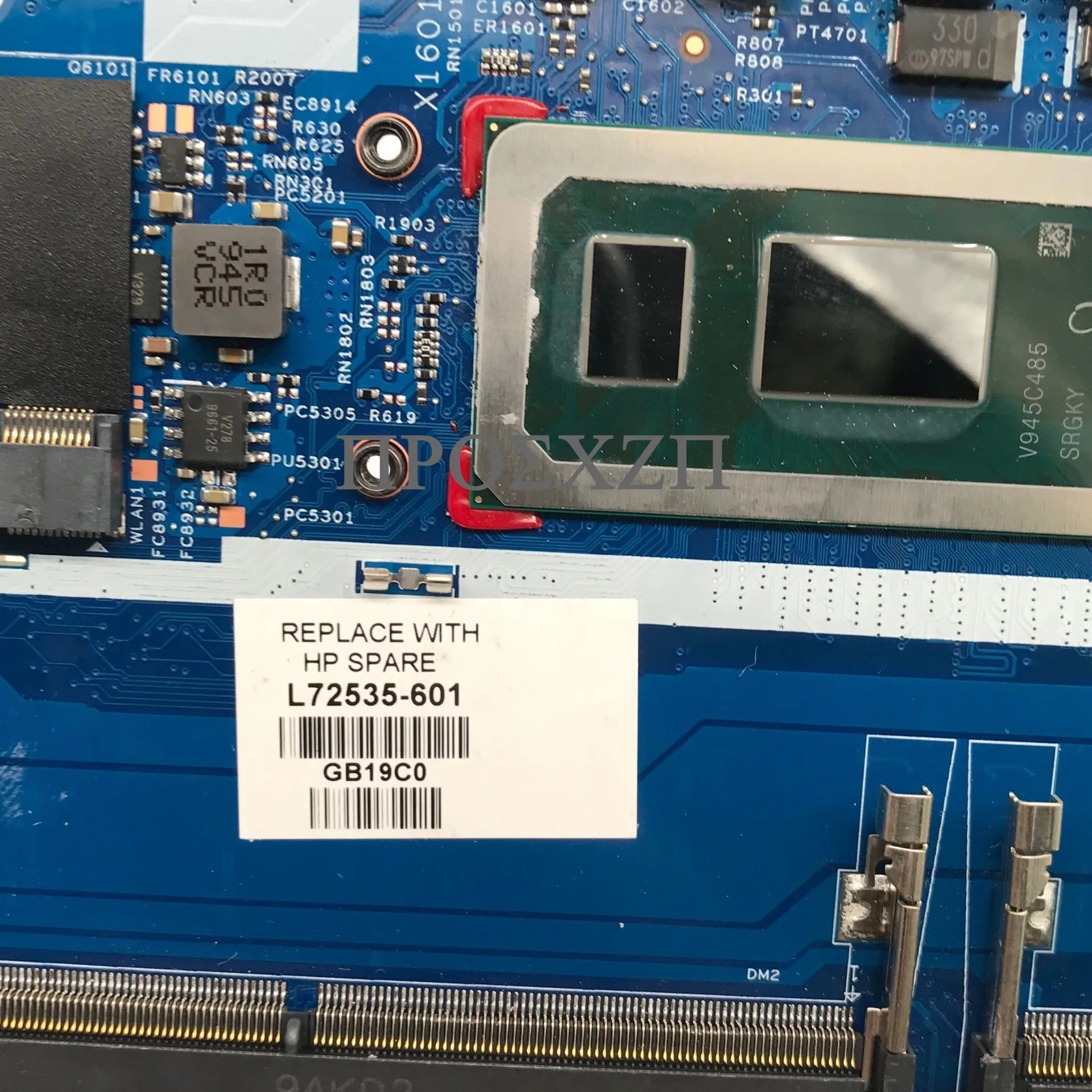 L72535-001 L72535-601 Материнская плата для ноутбука HP X360 14-CD, материнская плата 18702-1 448.0E814.0011 с процессором SRGKY I5-10210U, 100% тестирование