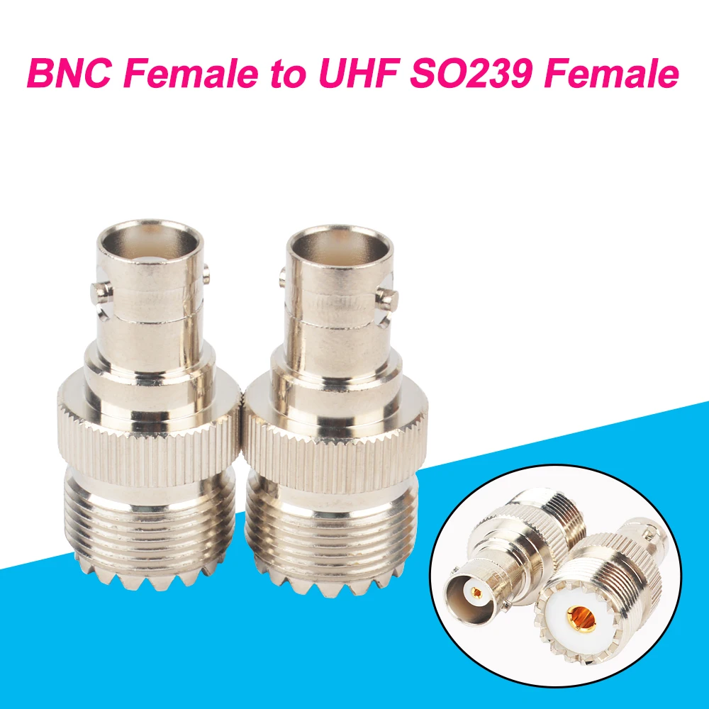 

BNC Female Jack To TNC Male Plug RF Connector Coaxial Converter Adapter Straight