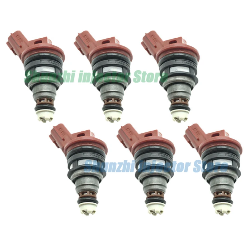 

6pcs Fuel Injector Nozzle For Nissan NX Sentra 1991 1992 1993 1994 2.0L L4 16600-53J03 1660053J03 16600-10Y00 1660010Y00