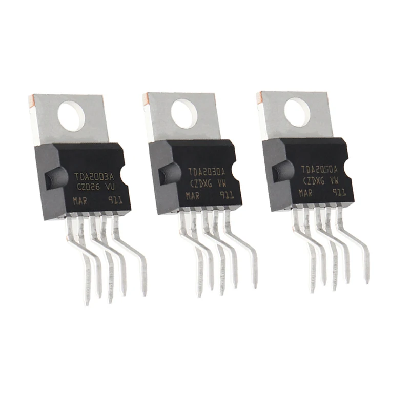 10pcs New TDA2003A TDA2030A TDA2050A  Audio Amplifier IC Linear Audio Amplifier Short-circuit and Thermal Protection IC