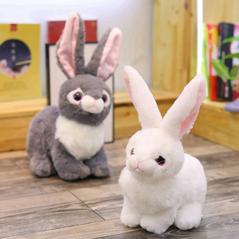 creative rabbit plush toy lovely rabbit soft doll kids toy birthday gift h0074