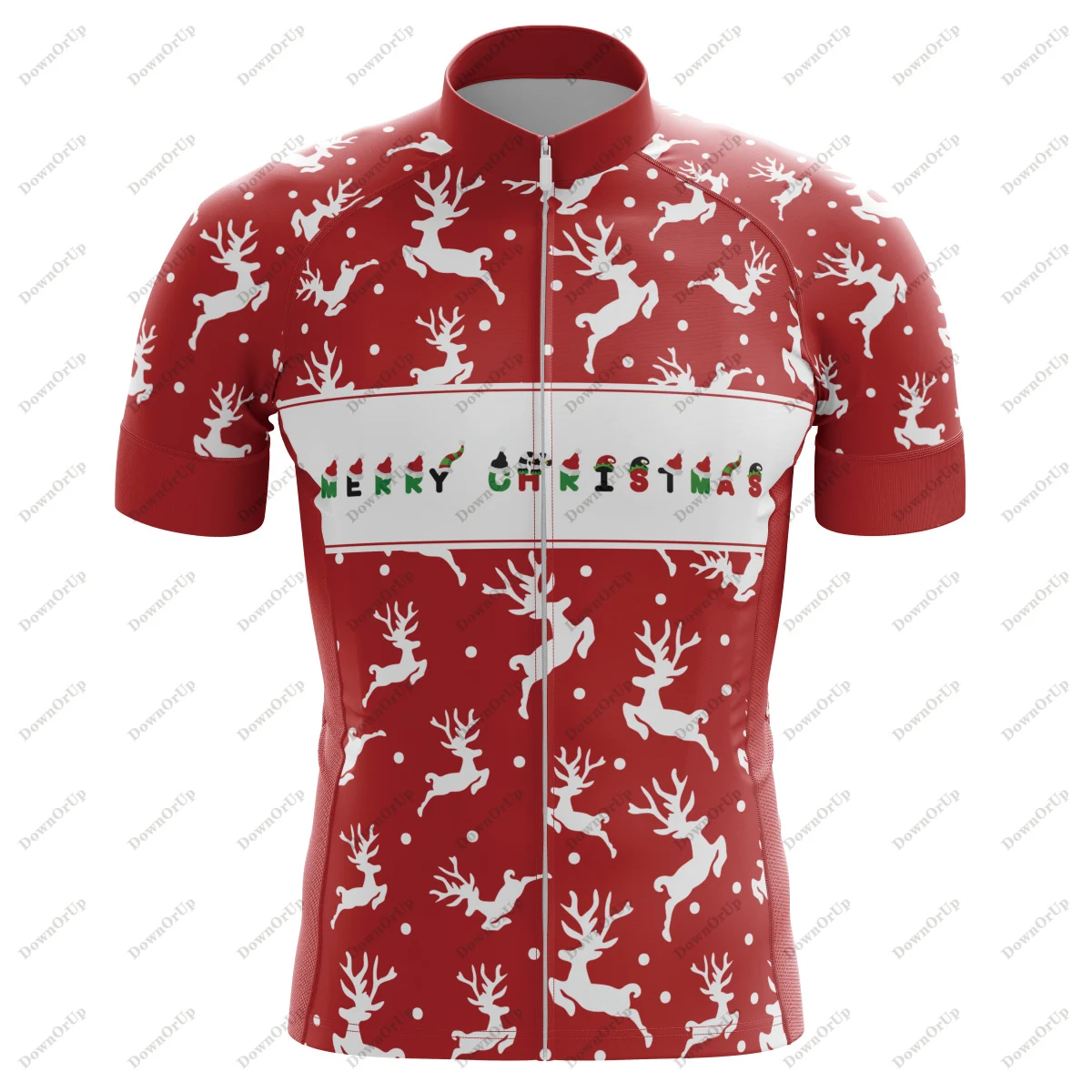 Christmas Men\'s Cycling Jersey Breathable Quick-Drying Maillot Ciclismo Hombre Cycling Equipment BIke  Clothing