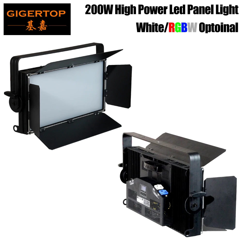 

TIPTOP 200W Professional Dimmable LED Video Light Panel 3200k-6000k Photography Lighting For Live Stream Photo Studio No Noise