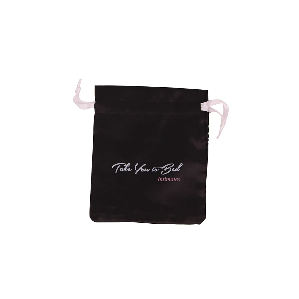 small satin jewelry gift drawstring bag customized satin shoe dust bag