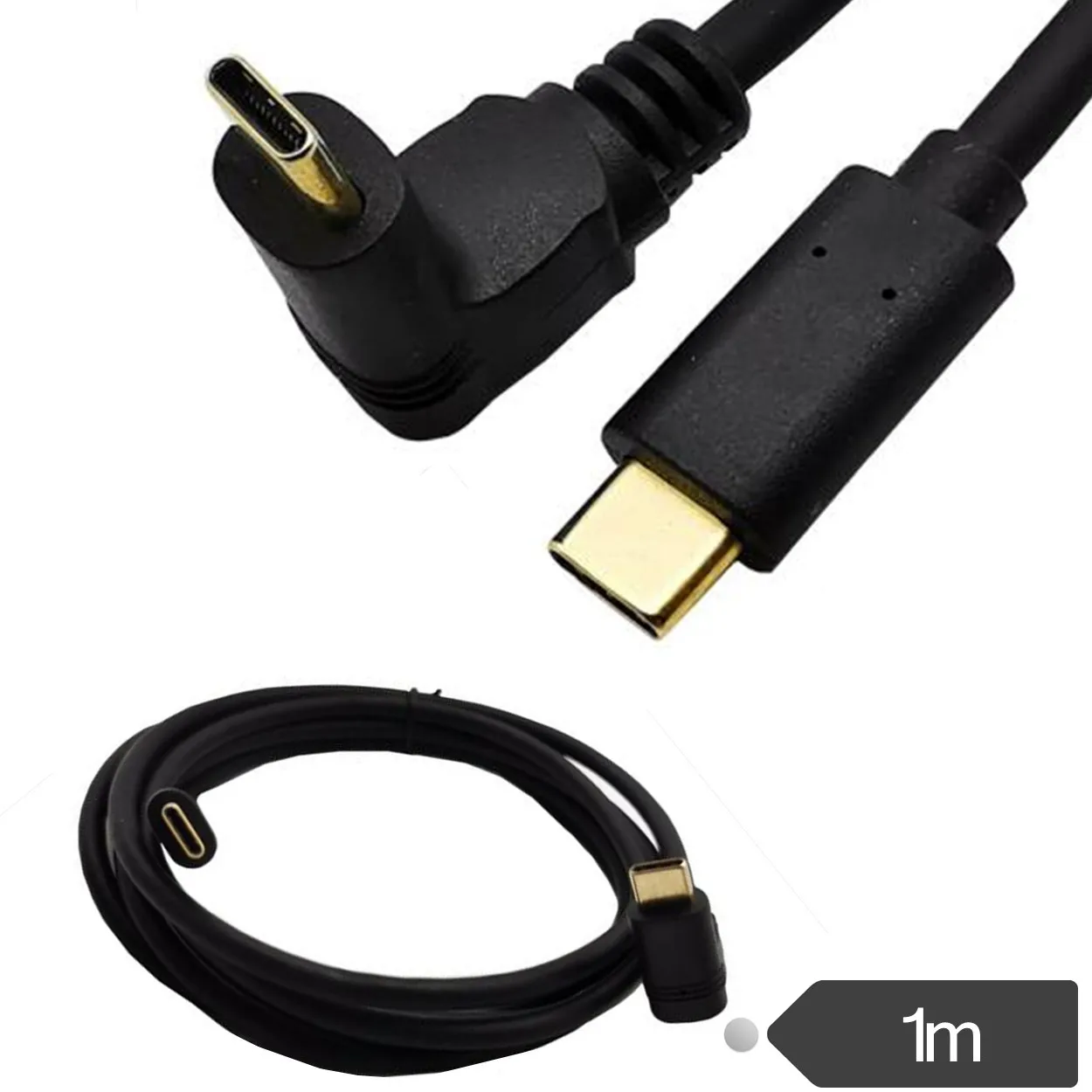 Стандартный кабель Type-C, 16 + 1, проводной сердечник, скорость 10 Гбит/с, 90 изгиб, позолоченная головка, кабель для зарядки данных типа C «папа-папа»