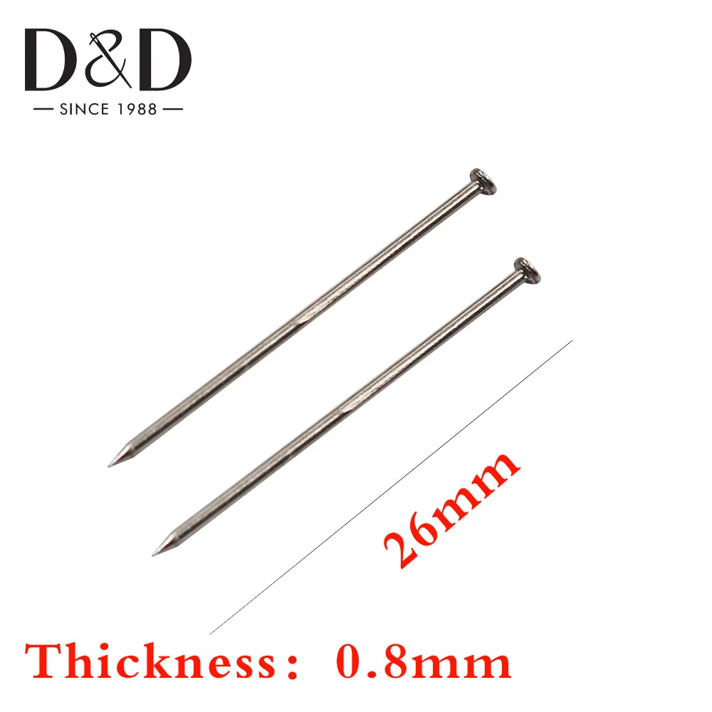 900pcs 26mm Stainless Steel Straight Pins Dressmaker Fine Satin Sewing Head Pins For Quilting Jewelry Making DIY Sewing Tools