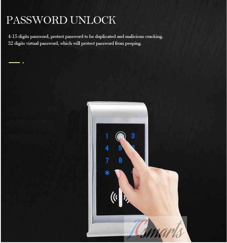 Intelligente Tastatur RFID Elektronische Schrank Umkleide Sauna Lock für Home Gym Schule Spa Schrank Tür – Detail 5