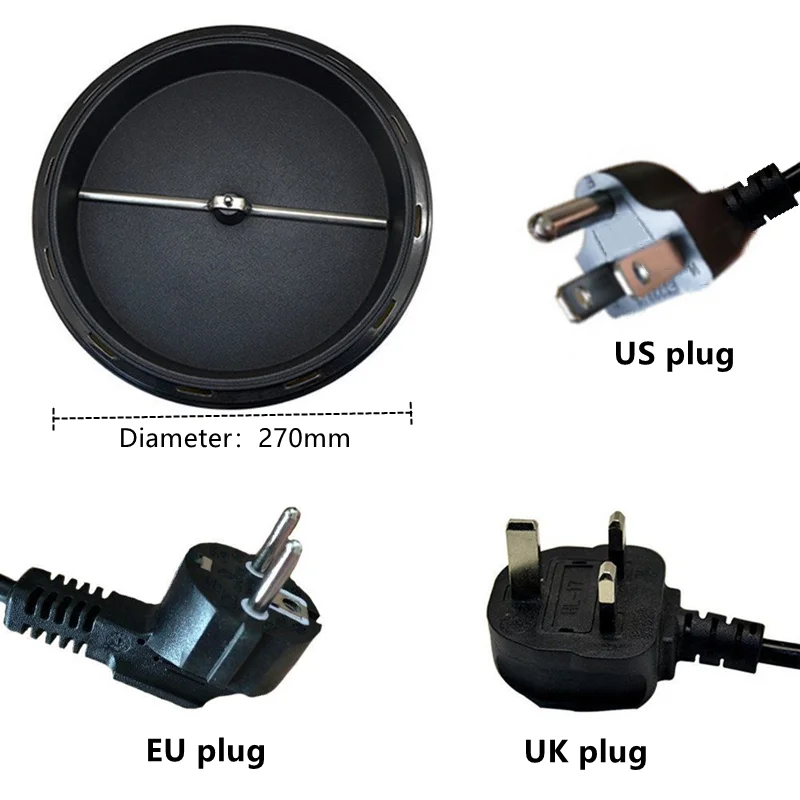 آلة تحميص الفول القهوة المقلية الفول آلة التلقائي دوران التدفئة المحمص ، الفول السوداني ، فول الصويا المقلية الفشار 110 فولت ~ 220 فولت