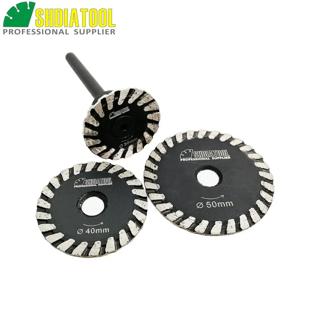 SHDIATOOL Mini 1Pc Cắt Kim Cương Đĩa Cắt Có Thể Tháo Rời 6Mm Vít Lưỡi Cưa Mini Kim Cương Thám Hiểm Hang Động Lưỡi Dao