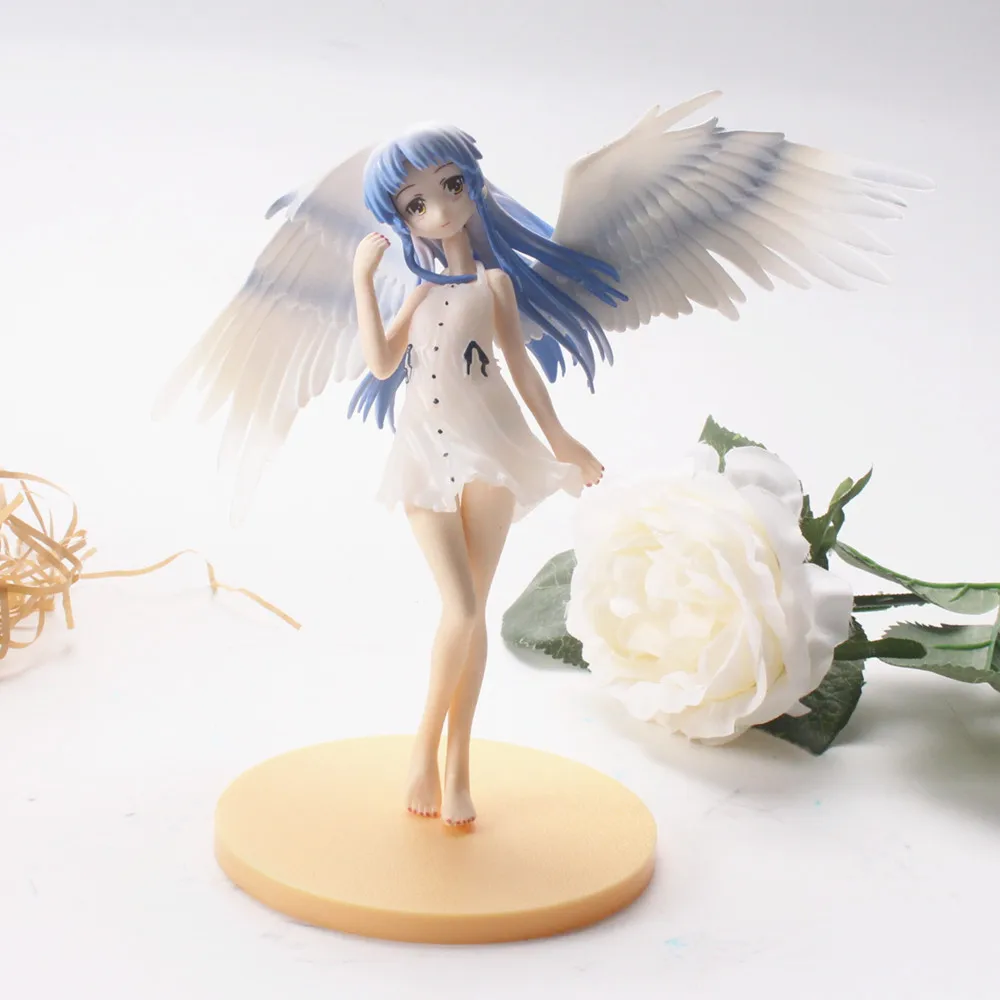 15cm Action Figure Angel Beats Tachibana Kanade PVC Model Toys Desktop cake Decoration  Angel Figurine Gifts For kids