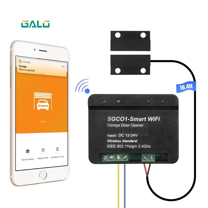 WiFi Switch Smart Swing Garage Door Opener Controller
