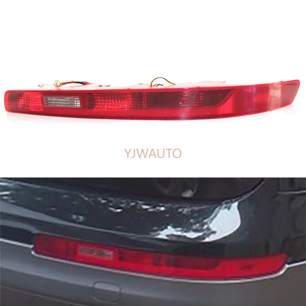 

Turn Signal Lamps for For Audi Q7 2010~2015 Car Rear Bumper Lights Assembly Reflectors 4 Lights Fog Brake Tail Light