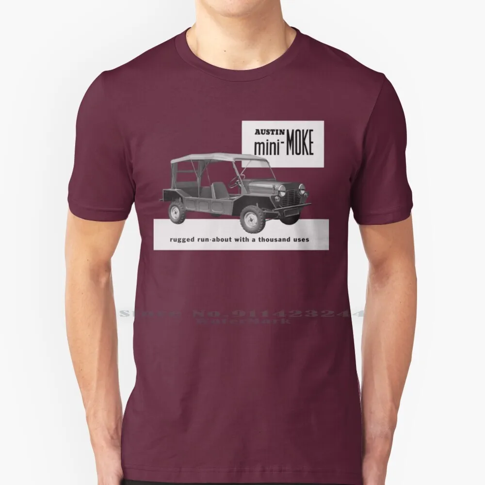 Mini Moke T Shirt Cotton 6XL Austin Morris British Leyland Mini Moke 1960s 1970s Classic Cars Mum Dad Fathers Day Mothers Day