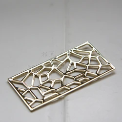 DIY μ©ν-μ리λ λΈλΌμ€ νμΈλ© ν리그리 μ§μ¬κ°ν λ§ν¬ - 45.5x23.5mm (3074C)