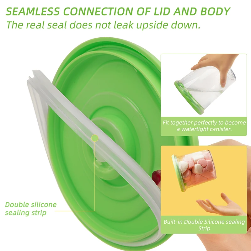 LAIMENG Vacuum Container Large Capacity Food Saver Storage Plastic Containers With Pump1000ML+1500ML+2000ML S297