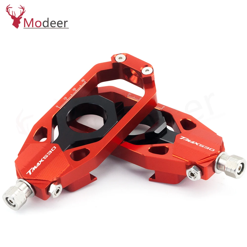 Tmax530 Axle Blocks Chain Adjuster For Yamaha Tmax 530 T-MAX530 2012 2013 2014 2015 2016 2017 2018 2019 2020 2021 2022 Motorcycl