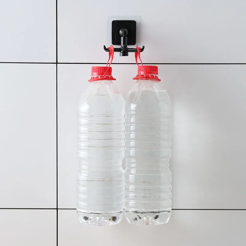 Xiaomi Youpin ห้องครัวห้องน้ำติดผนังเพดาน Dual-Purpose 6-Claw 360 ° หมุน hook ห้องครัว Hook